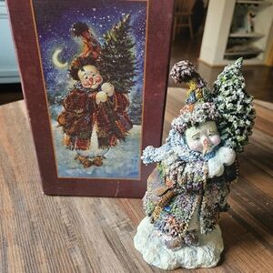 Stewart Sherwood’s “Scotty” First Edition 1999 Snowman #771215 with box